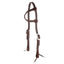 Weaver Leather Synergy® Burgundy Latigo Leather Performance Headstall
