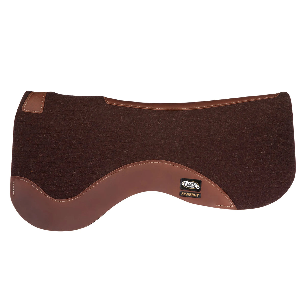 Weaver Leather Synergy Contoured Close Contact Steam Pressed 100% Merino Felt Performance Saddle Pad