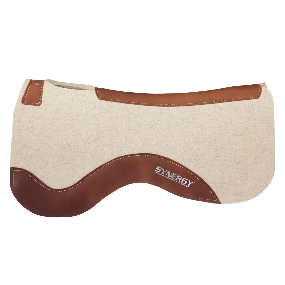 Weaver Leather Synergy Contoured Close Contact Steam Pressed 100% Merino Felt Performance Saddle Pad