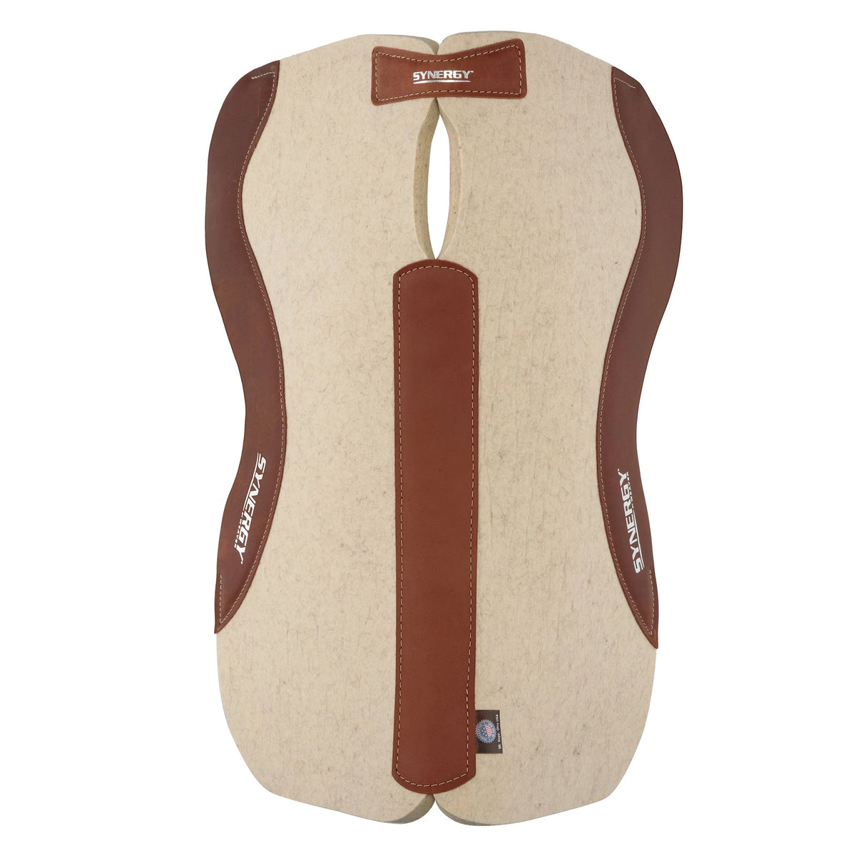 Weaver Leather Synergy Contoured Close Contact Steam Pressed 100% Merino Felt Performance Saddle Pad