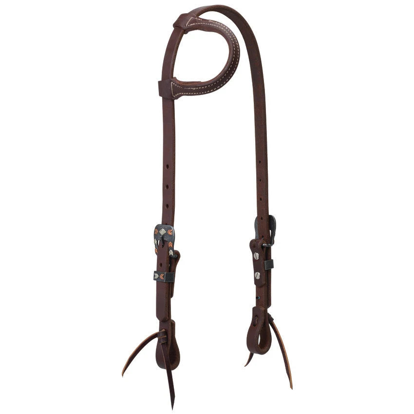 Weaver Leather Working Tack Headstalls with Designer Buckles