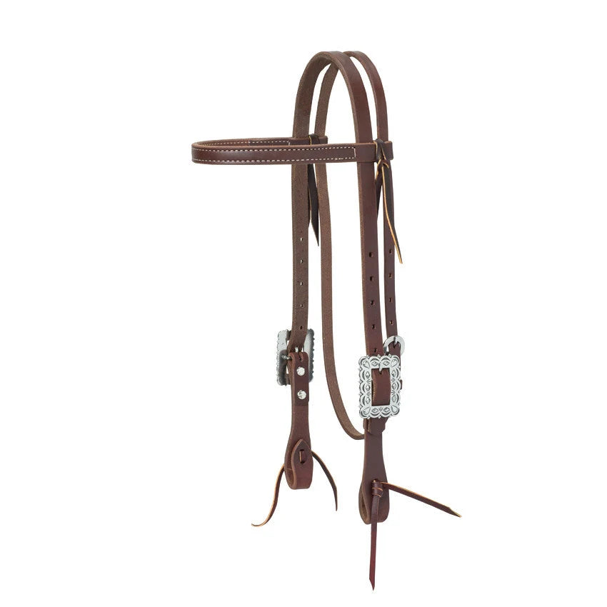 Weaver Leather Working Tack Headstalls with Designer Buckles