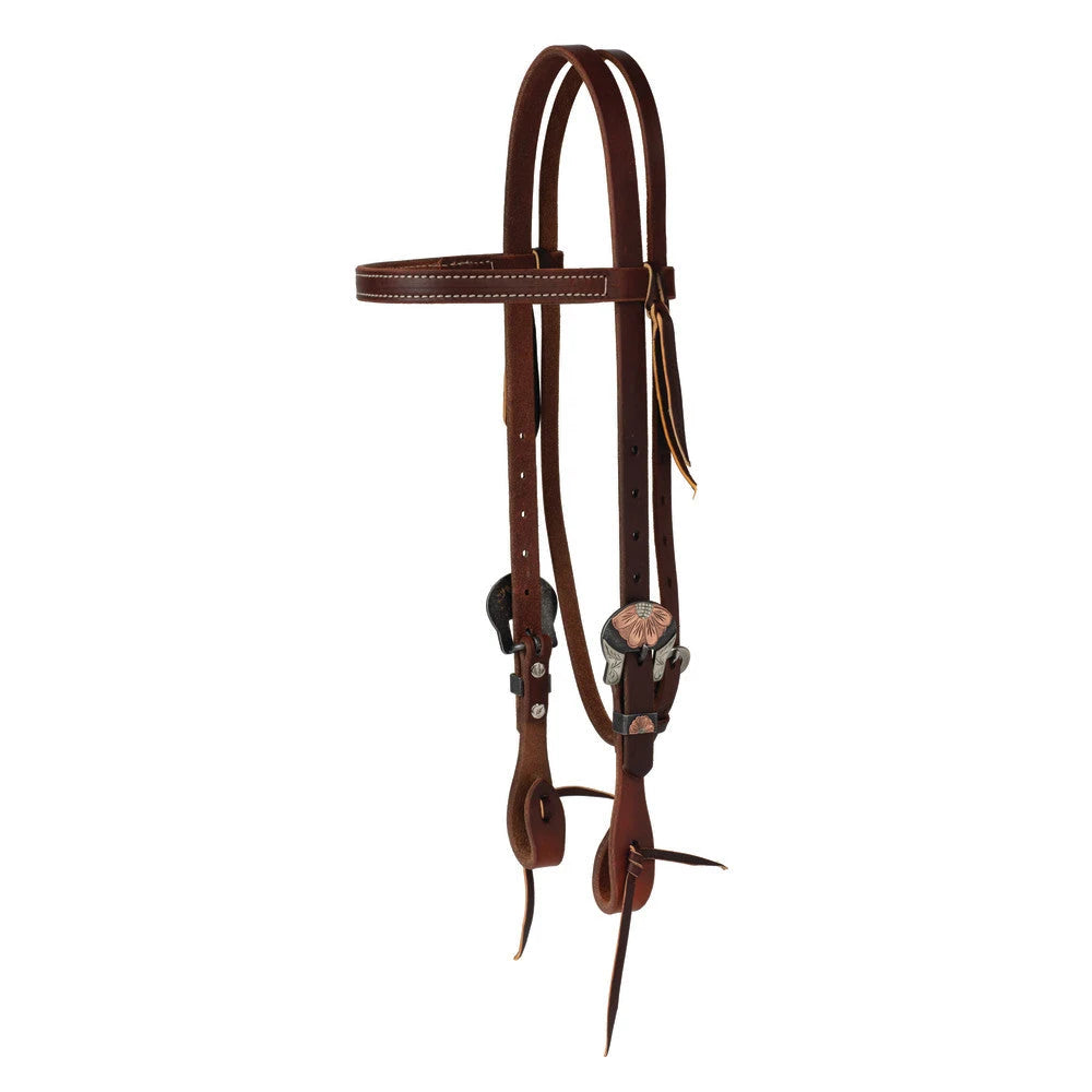 Weaver Leather Working Tack Headstalls with Designer Buckles
