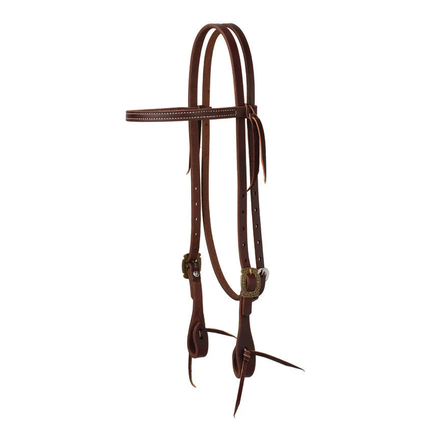 Weaver Leather Working Tack Headstalls with Designer Buckles