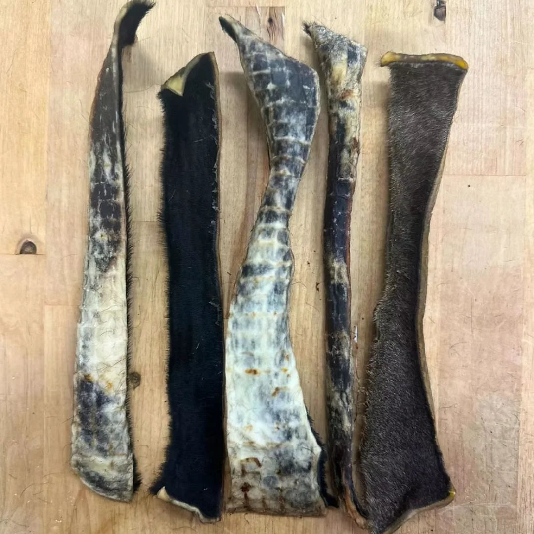 Cowboy Kettle Buckaroo Premium Natural Beef Hide Dog Chews - 5 Count Strips