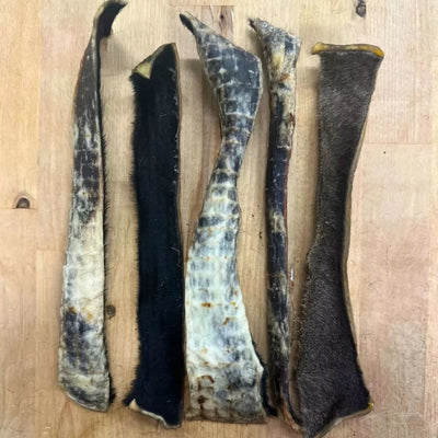 Cowboy Kettle Buckaroo Premium Natural Beef Hide Dog Chews - 5 Count Strips
