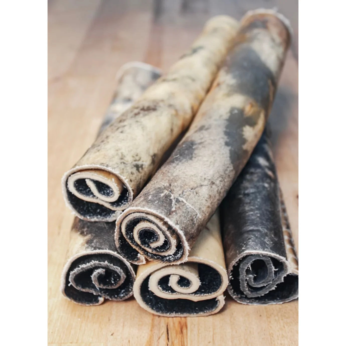 Cowboy Kettle Cowboy 12 Inch Beef Hide Dog Chew - Long-Lasting Natural Treat for Barn Dogs