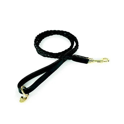 Digby & Fox Plaited Leather Dog Lead