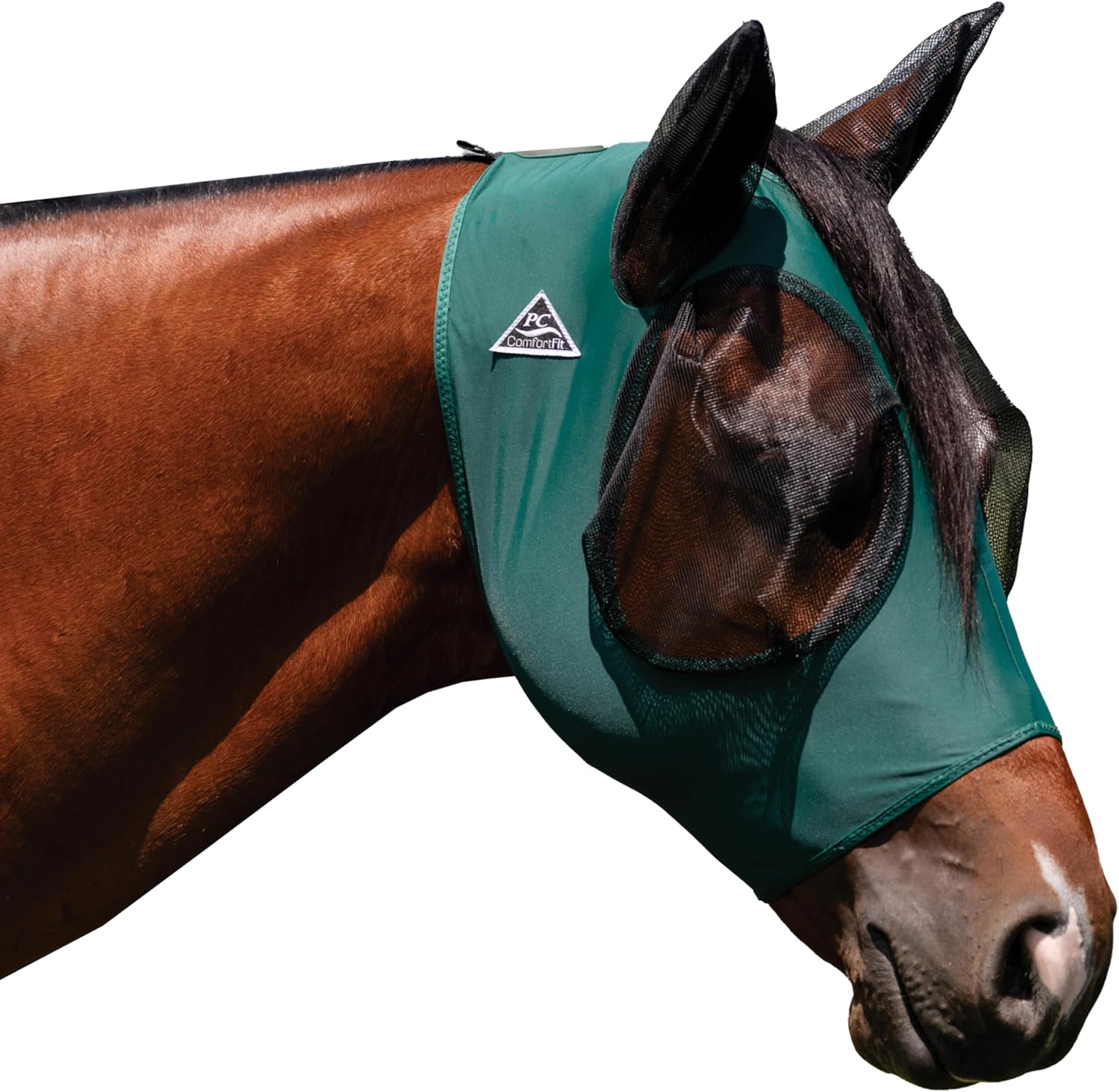 Professional's Choice Comfort Fit Horse Lycra Fly Mask with Ears All Sizes - Hooves and Paws