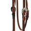 Weaver Leather Browband Headstall - 3/4" Canyon Rose Leather
