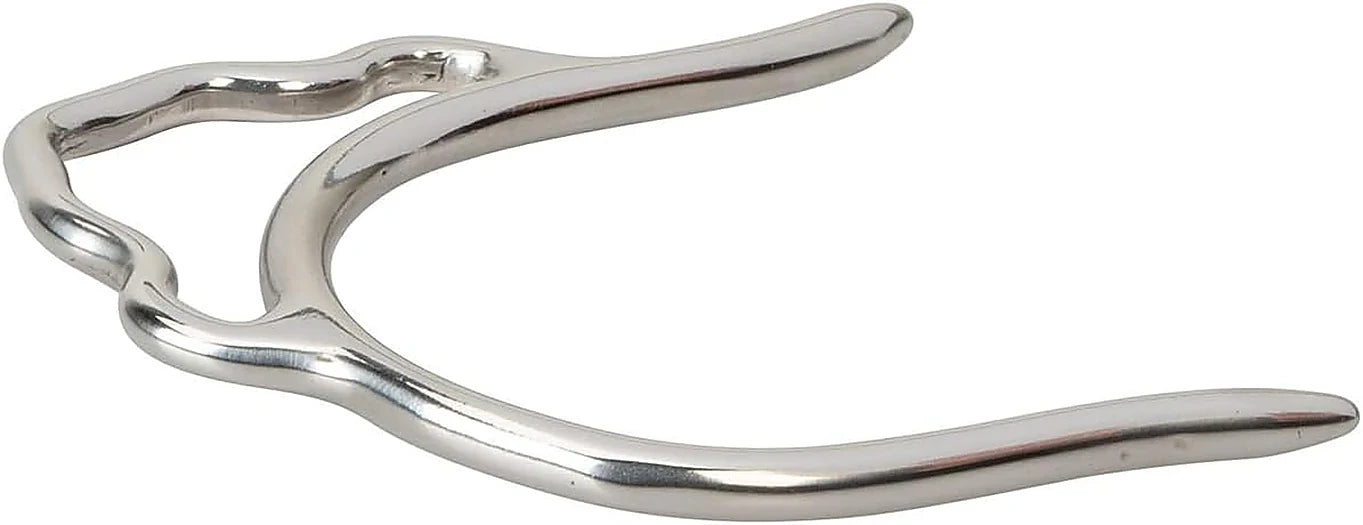 Weaver Leather Youth Barrel Racing Slip-On Spurs — Stainless Steel