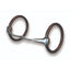 Equine O-Ring Training Snaffle Bit featuring a single-jointed silver twisted wire mouthpiece and dark bronze-toned loose rings. This professional horse training bit offers refined communication and control, making it ideal for both Western and English riding disciplines. Durable, high-quality horse tack designed for responsiveness, this bit is a must-have for any equestrian’s collection. Perfect for schooling young horses or refining cues in seasoned mounts.