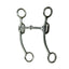 Equisential 7" Shank Correction Bit made of high-polish stainless steel. Features a twisted wire mouthpiece with a jointed port designed for enhanced control and to promote salivation. The 7-inch curved shanks provide leverage for refined communication. This professional-grade Western curb bit is ideal for horse training and everyday riding, offering a sleek look and functional performance for any equestrian tack collection.