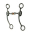 Equisential 7" Shank Correction Bit crafted from durable stainless steel. This horse bit features a four-way swivel correction mouthpiece with a central copper roller to promote salivation and relaxation. Its 7-inch curved shanks offer excellent leverage and refined control for western riding. A must-have piece of horse tack for riders seeking better communication and responsiveness.
