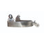 Equisential short shank spurs in polished silver, featuring a gentle rosebud rowel with scalloped edges for soft, effective communication. These high-quality stainless steel equestrian spurs include hinged strap buttons and a smooth heel band, offering a professional look and mild horse cues for training or pleasure riding.