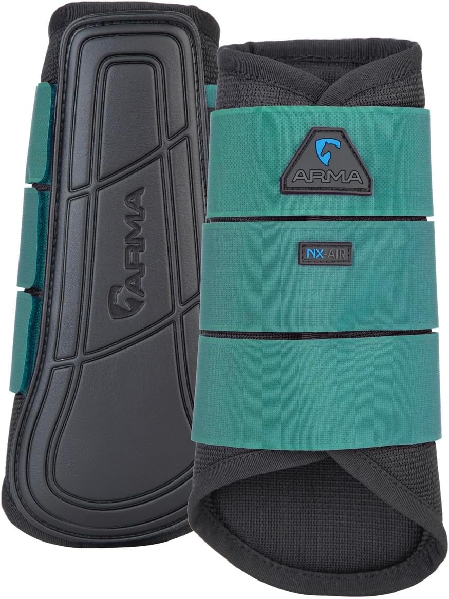 Shires ARMA Air Motion Brushing Boots - Breathable 3D Mesh Shock Absorbent Horse Leg Protection