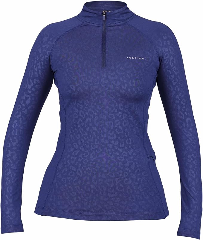 Shires Aubrion Revive Leopard Print Baselayer – Winter Performance