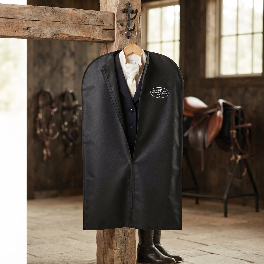 Lifestyle photo of Professional's Choice Show Coat Garment Bag with Center Zip
