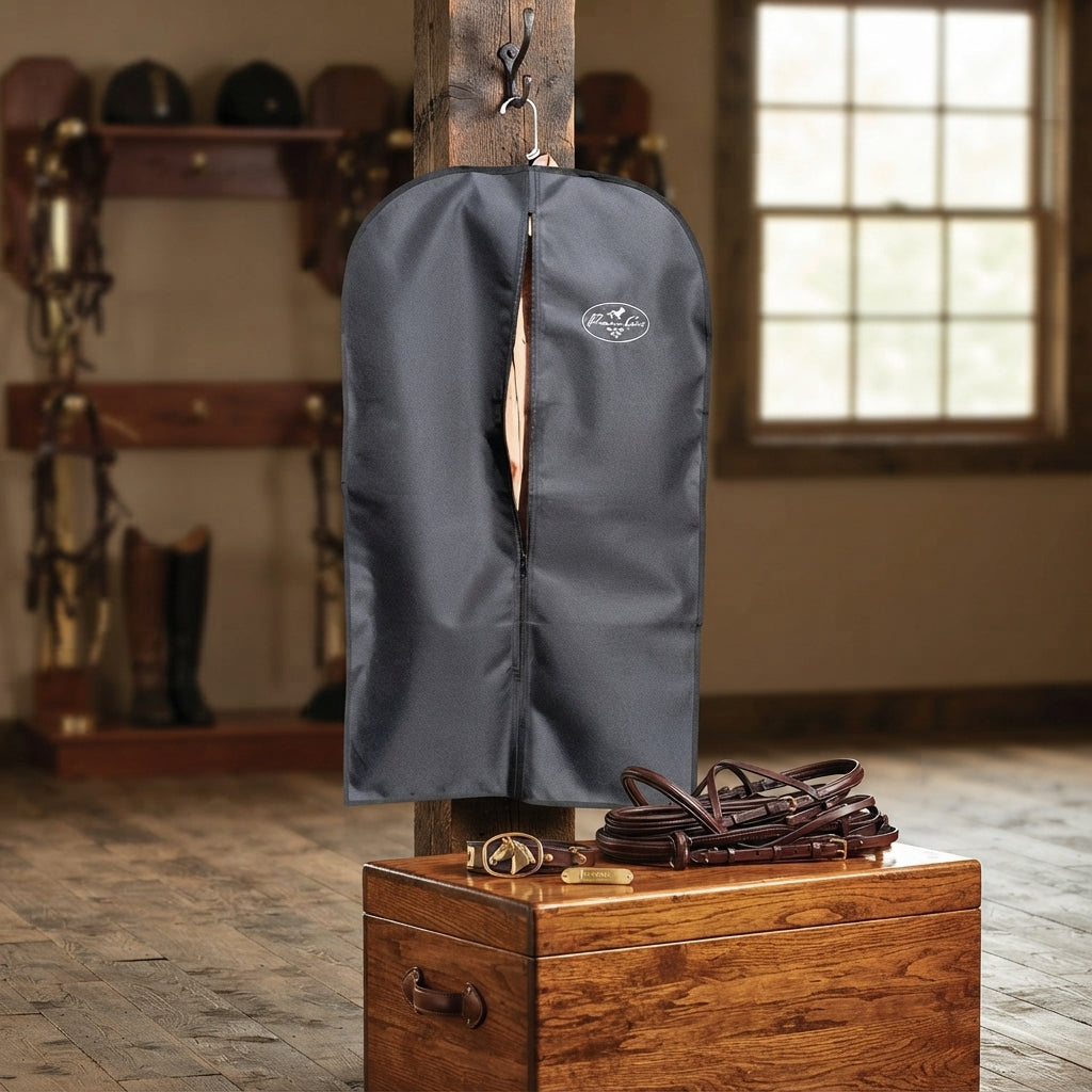 Lifestyle photo of Professional's Choice Show Coat Garment Bag with Center Zip