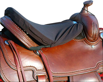 Cashel Western Luxury Tush Cushion Size: 1/2 inch Foam Color: Black - Hooves and Paws