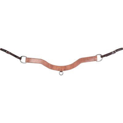 Martin Saddlery 2-inch Steer Roper Breastcollar - Heavy Duty Leather for Performance, Durability, and Secure Fit