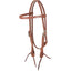 Martin Saddlery Browband Harness Leather Headstall - Buckle Adjustment with Latigo Ties