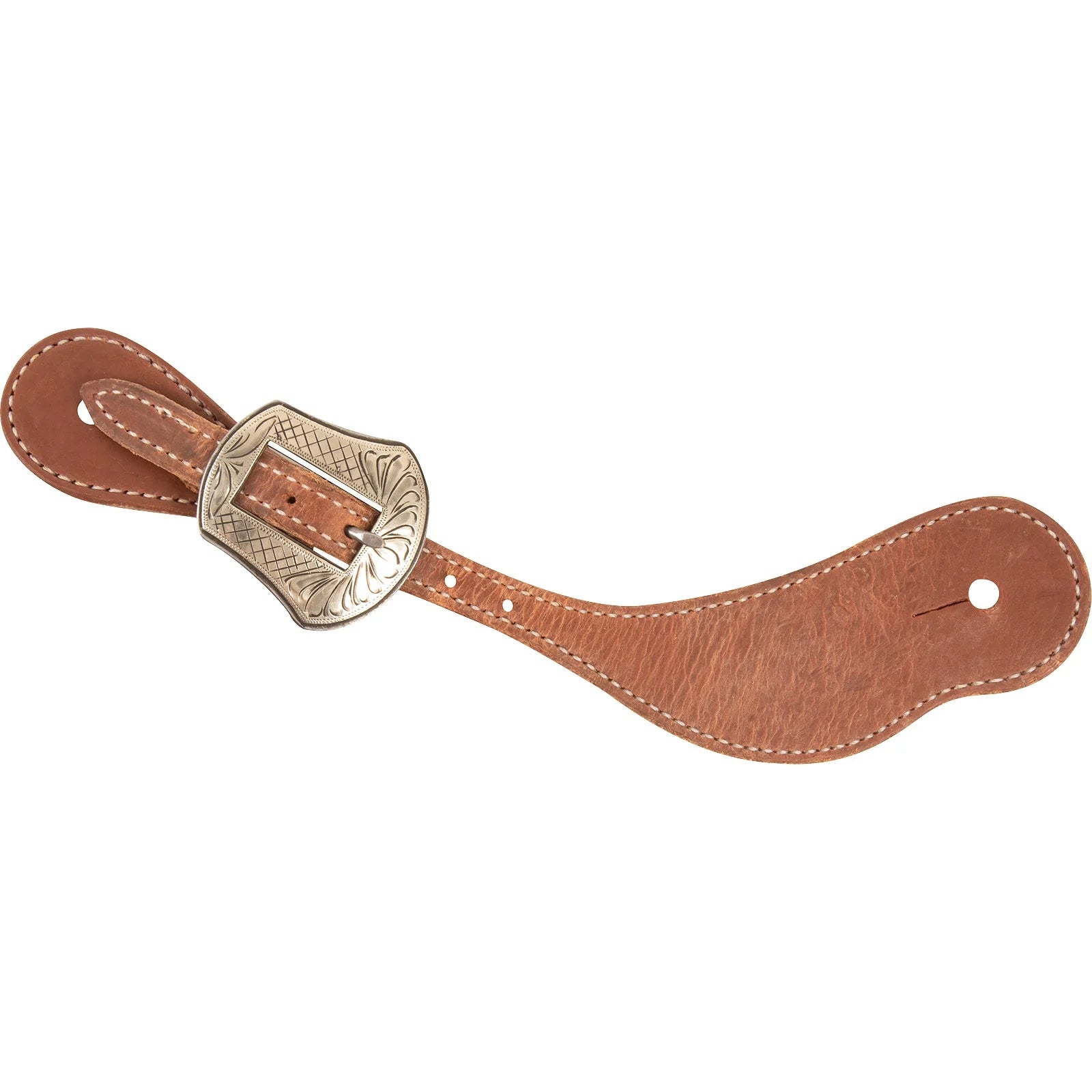 Martin Saddlery Cowboy Harness Leather Spur Straps with Laramie Buckle - Durable Western Performance Gear