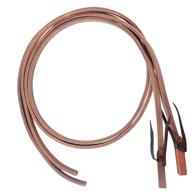 Martin Saddlery Double Stitched Split Reins with Tied Ends - 5/8" Width Professional Grade