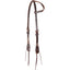 Martin Saddlery Rawhide Laced Slip Ear Headstall - Premium Leather Western Tack for Performance and Durability