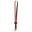 Martin Saddlery Tie Down Hobble crafted from premium chestnut leather. This western horse tack accessory features a hand-knotted design and split tails, ensuring a secure and stylish fit. With its smooth finish and roughout underside, it provides maximum durability and comfort for horse training and everyday riding. A must-have for any equestrian gear collection.