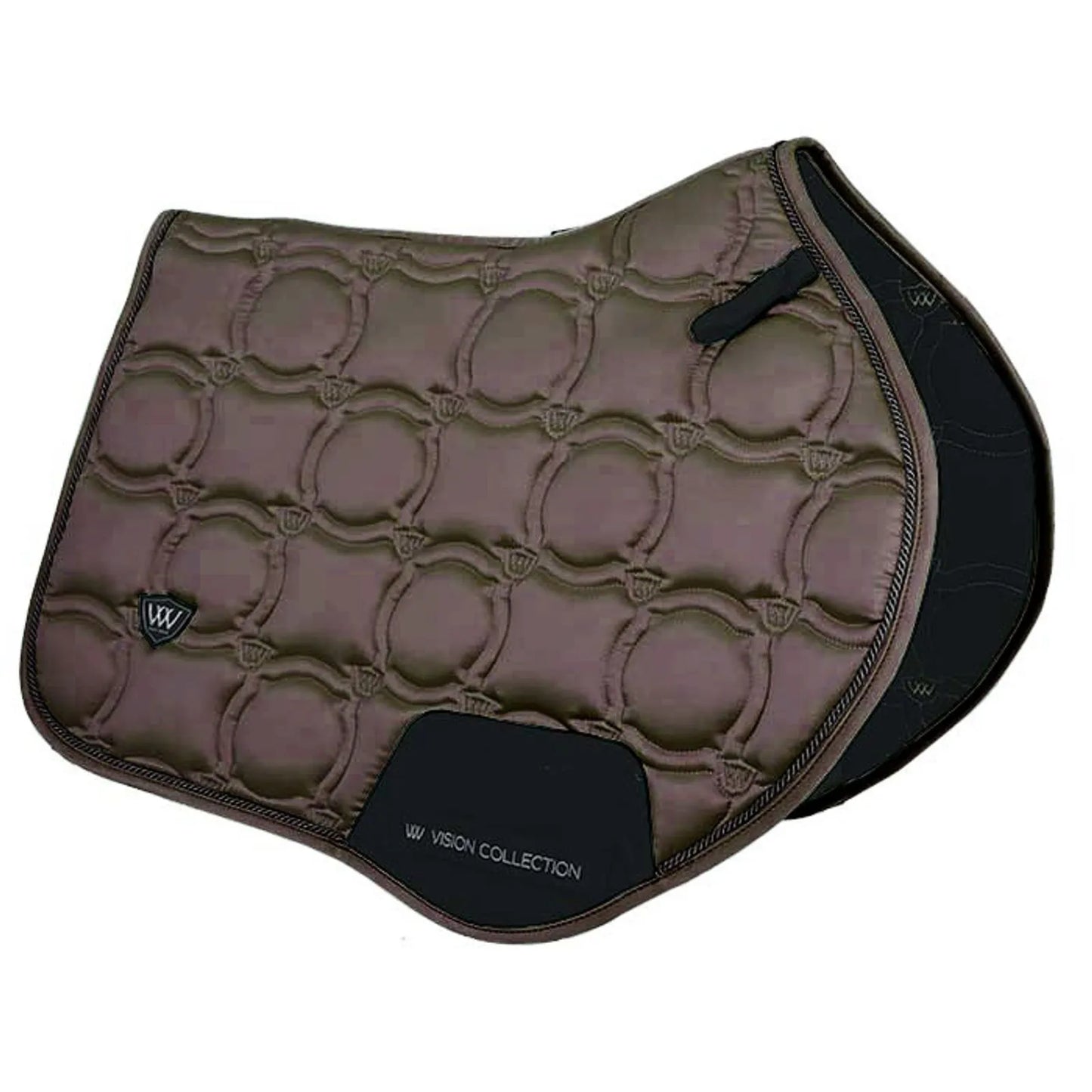 Toklat Vision Close Contact English Saddle Pad - Full Size - Anatomical High-Wither Satin Pad