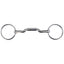 Myler Bridoon SS Low Port Mullen Barrel Bit MB06 Level 2-3 - 5 1/2" Stainless Steel with Copper Inlay