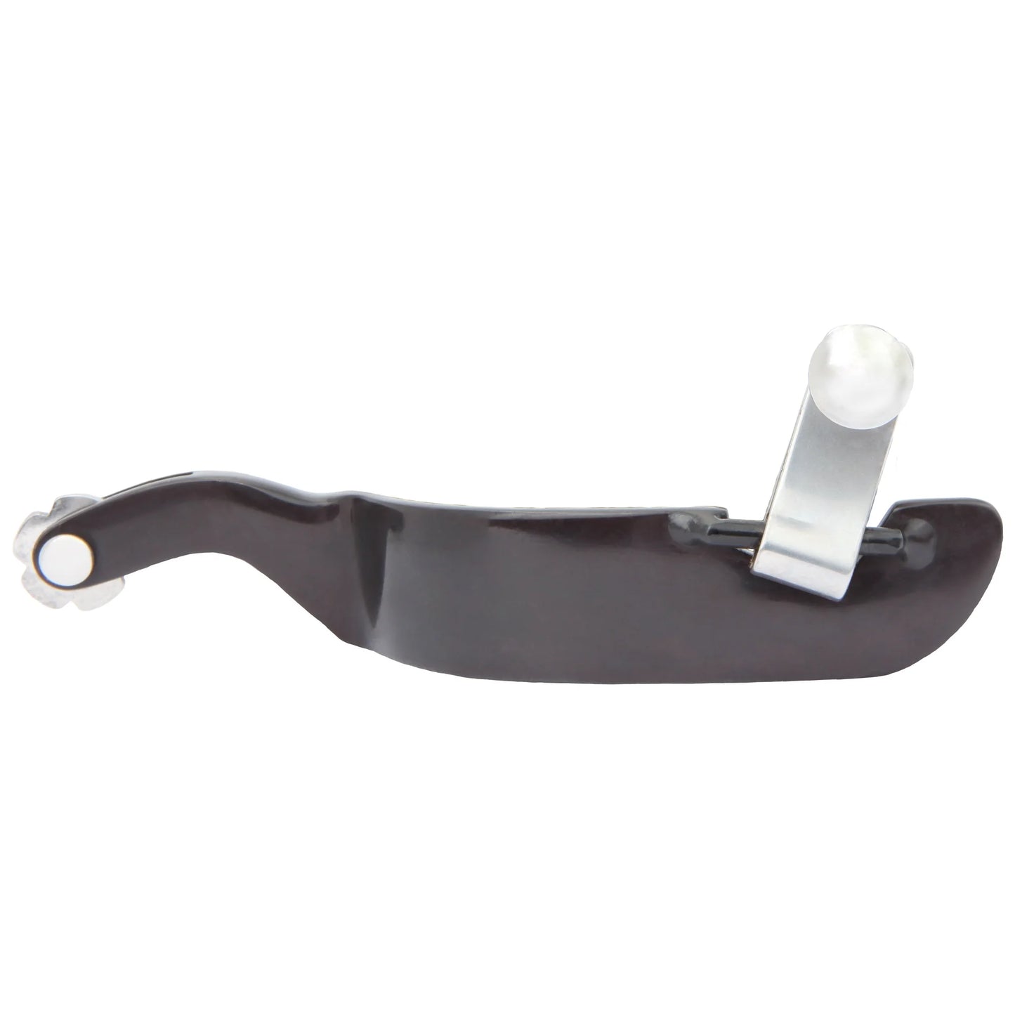 Myler B-17 Western Riding Spur with #1 Rowel - Medium Size - Stainless Steel