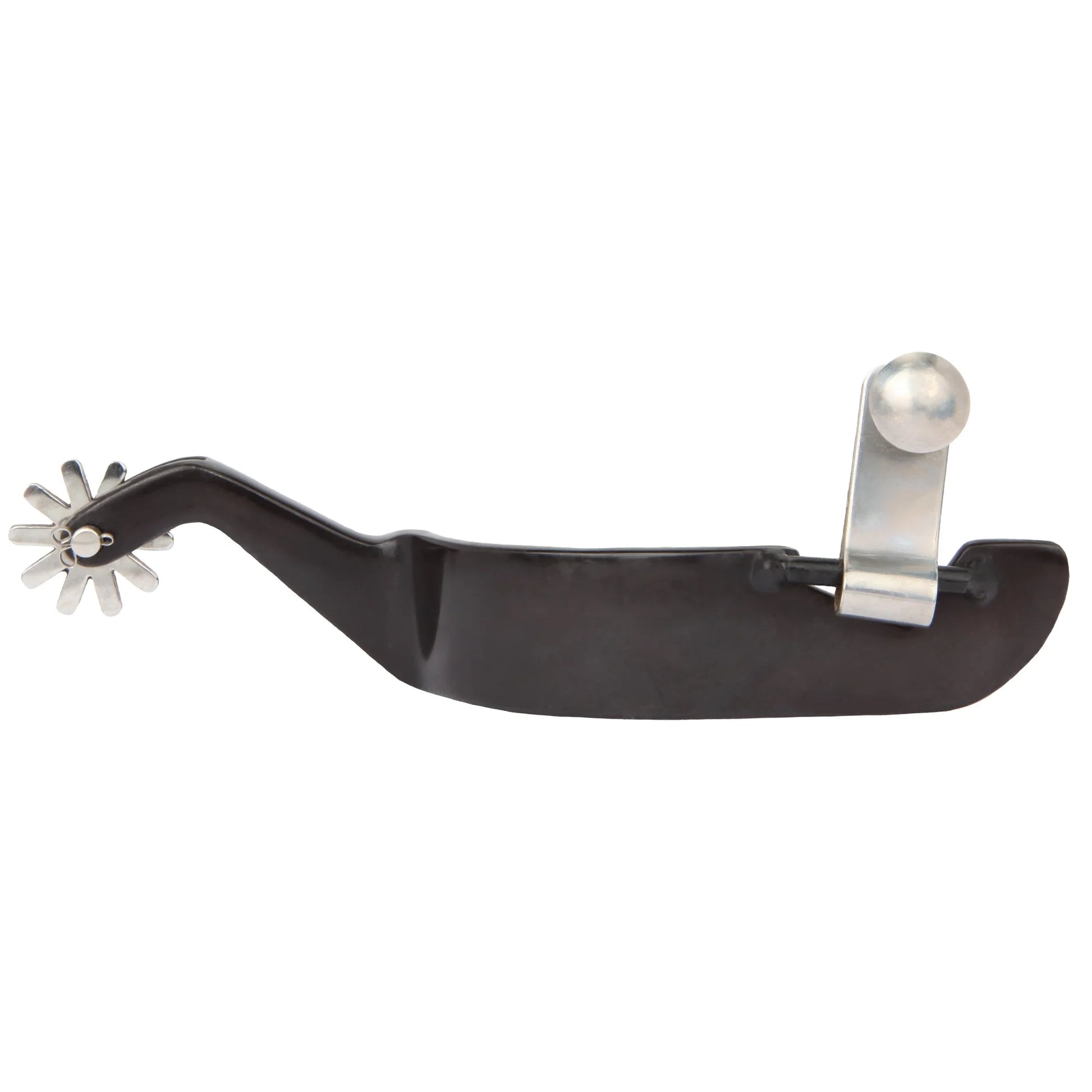 Myler B-20 Stainless Steel Western Riding Spur with #8 Rowel - Medium Size