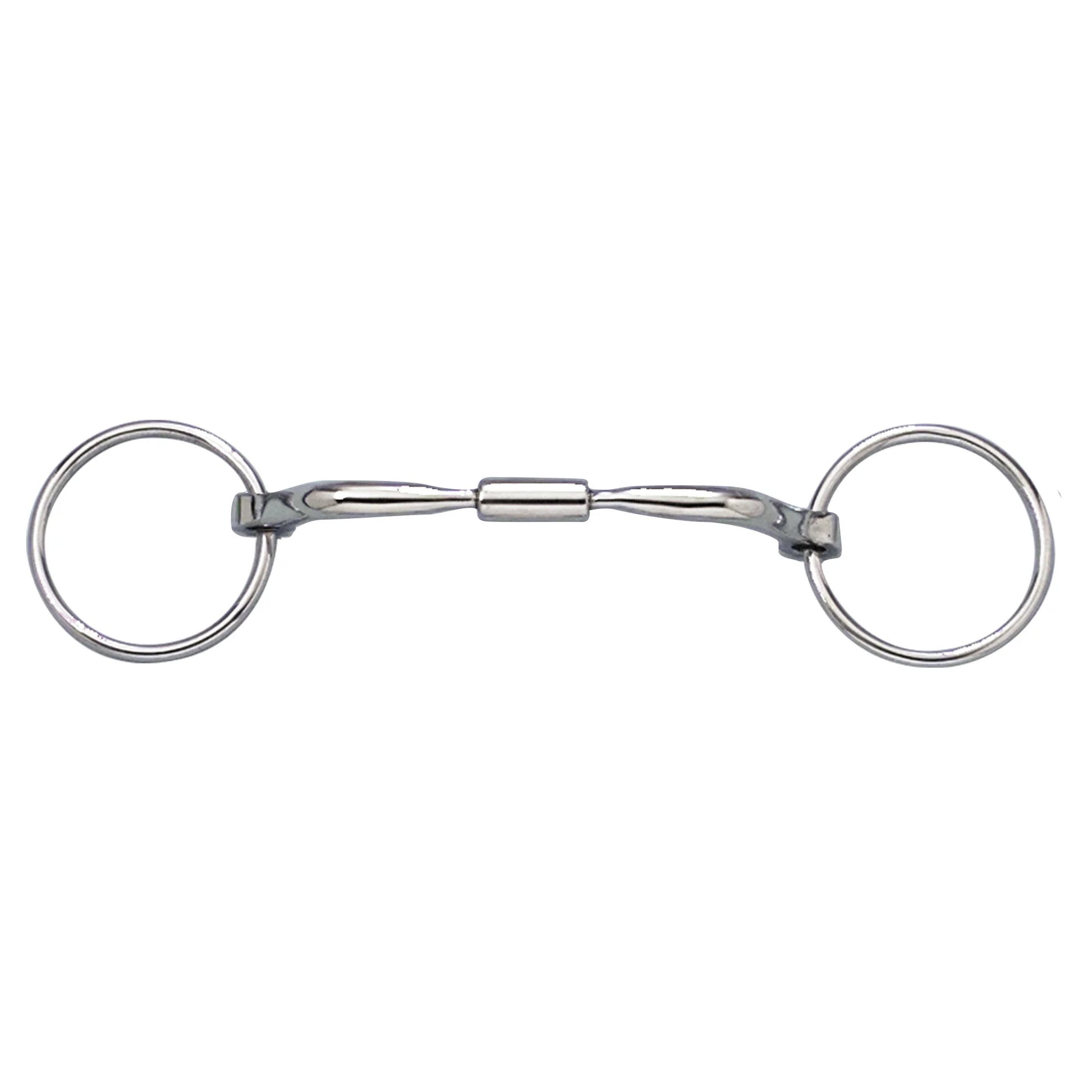 Myler Bridoon Bit 02 Comfort Snaffle - 5 1/4 inch Sweet Iron with Copper Inlay