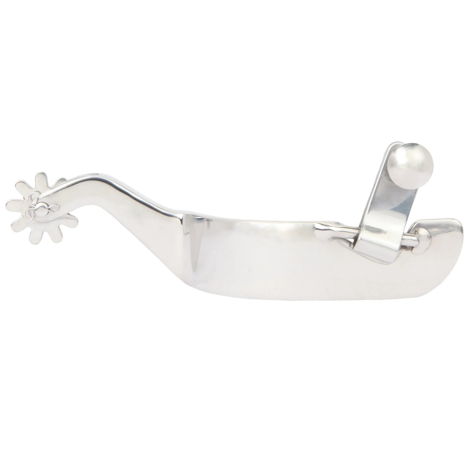 Myler C-20 Stainless Steel Western Performance Spurs with #8 Rowel - Medium