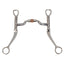 Myler Flat Shank Horse Bit with 05 Sweet Iron Mouthpiece and Copper Roller - 5" Mouth
