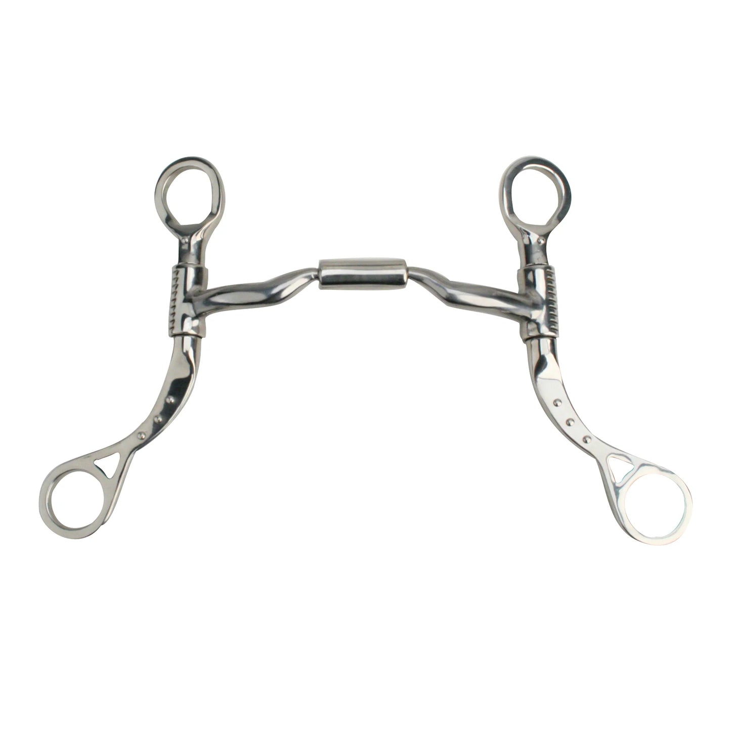 Myler HBT Shank Bit with MB 04 Comfort Snaffle Mouthpiece - Sweet Iron & Copper - Multiple Sizes