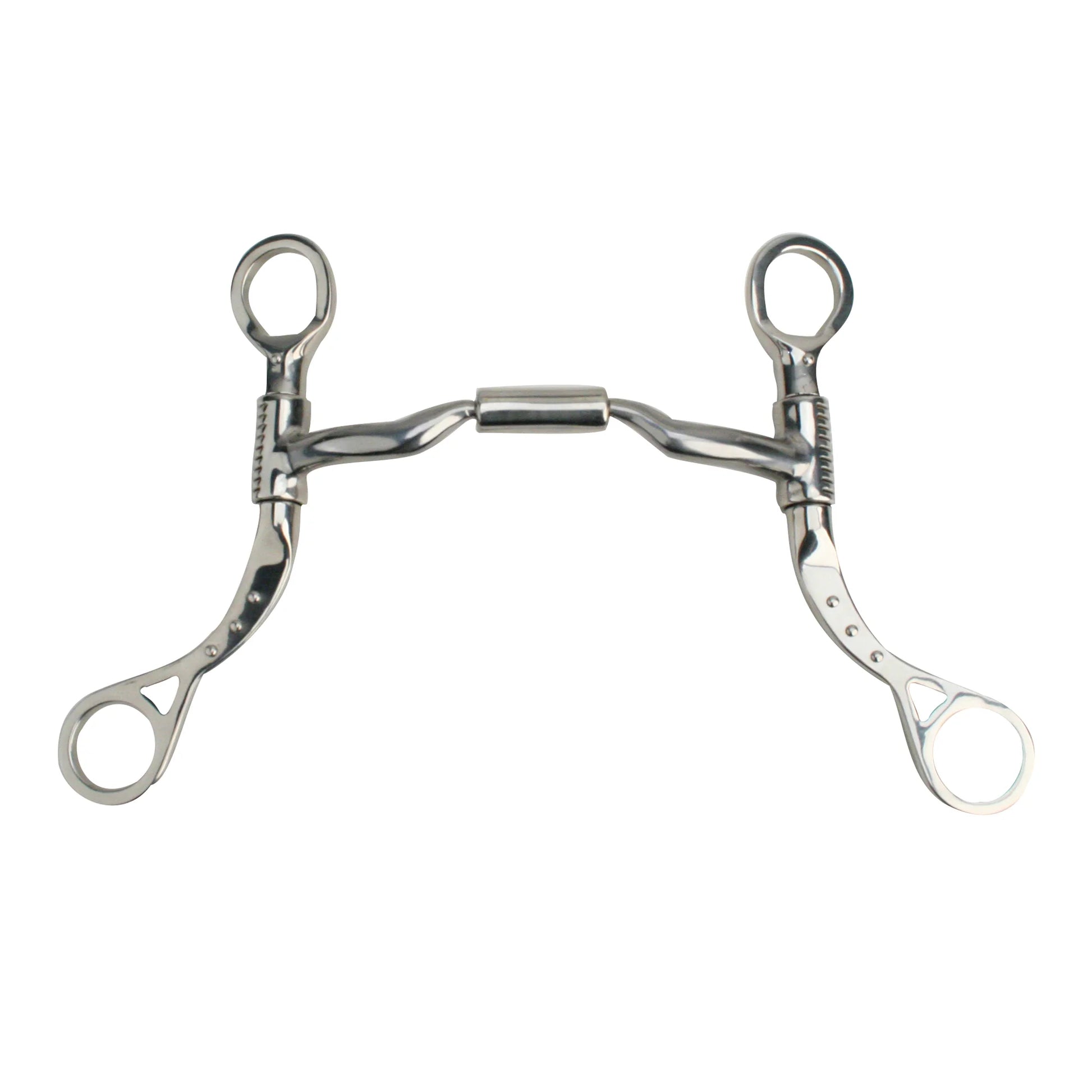 Myler HBT Shank Bit with MB 04 Comfort Snaffle Mouthpiece - Sweet Iron & Copper - Multiple Sizes