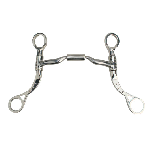 Myler HBT Shank Bit with MB 04 Comfort Snaffle Mouthpiece - Sweet Iron & Copper - Multiple Sizes