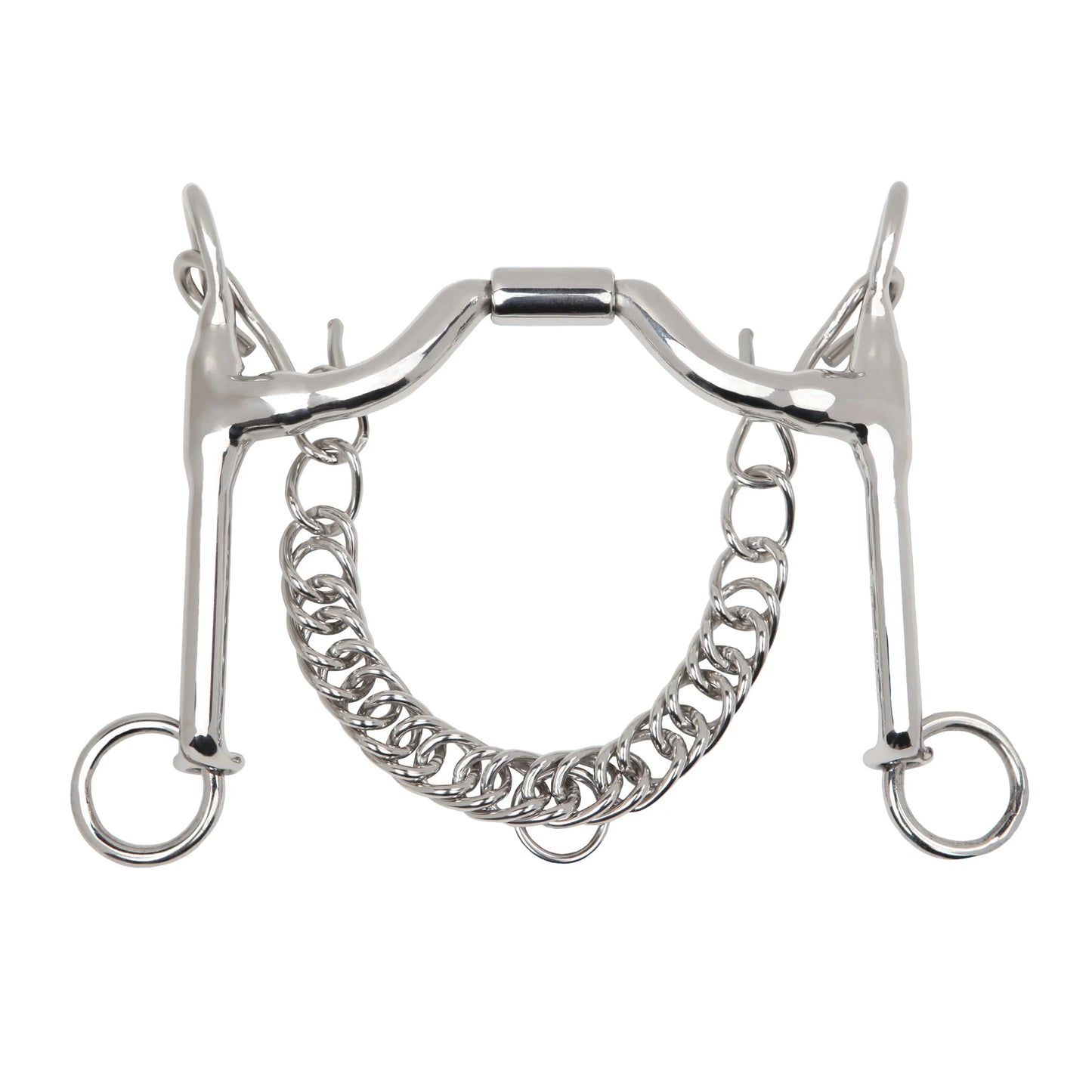 Myler Level 3 Weymouth 33 Dressage Curb Bit - Sweet Iron with Copper Inlay - Multiple Sizes