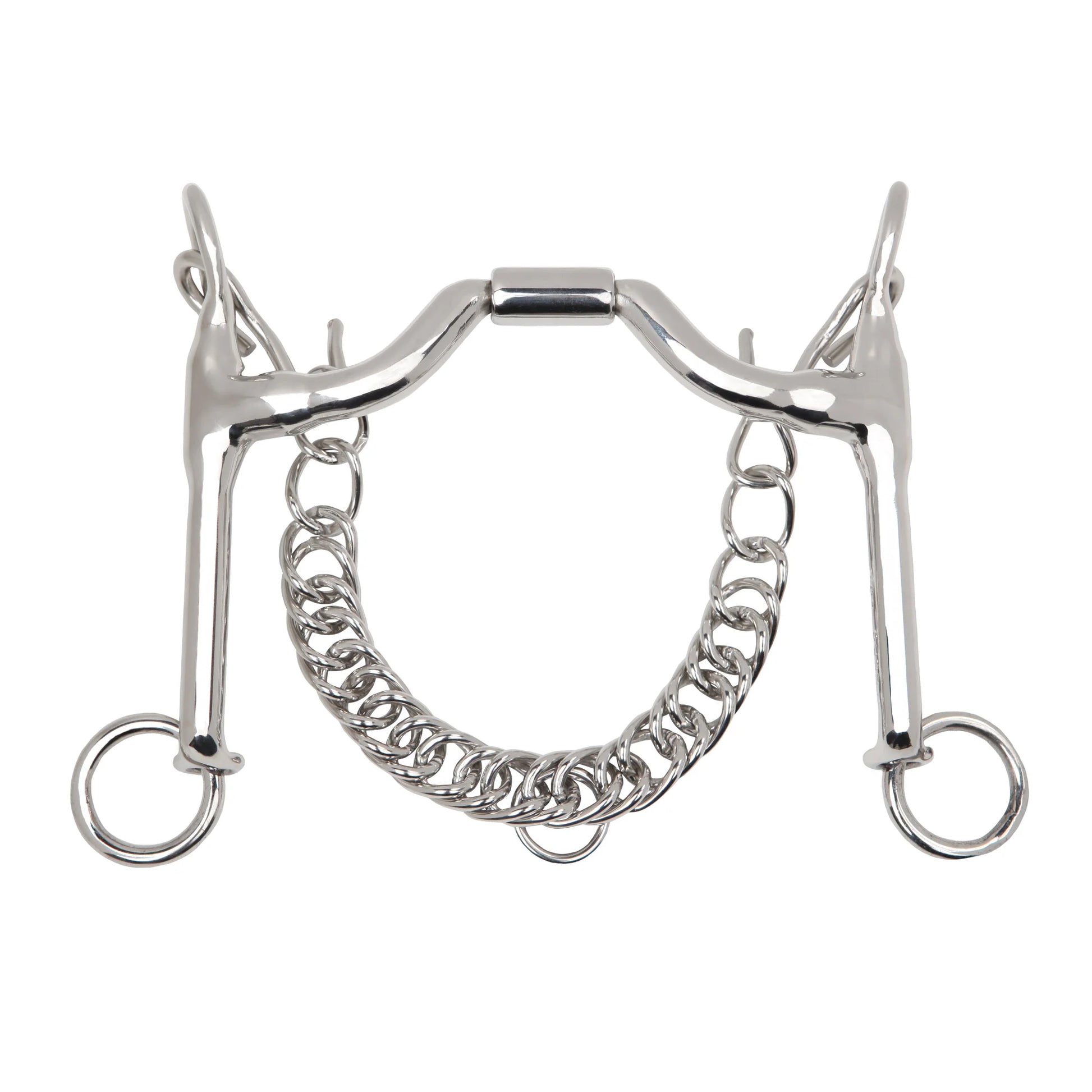 Myler Level 3 Weymouth 33 Dressage Curb Bit - Sweet Iron with Copper Inlay - Multiple Sizes