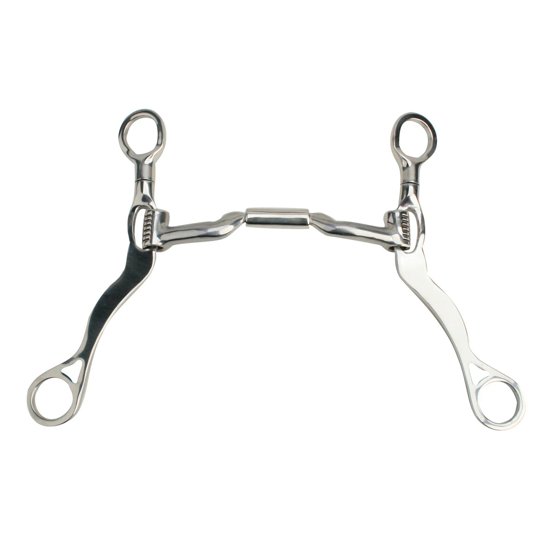 Myler MB 06 Medium Shank Western Bit - 5" Sweet Iron Mouth with Copper Inlay