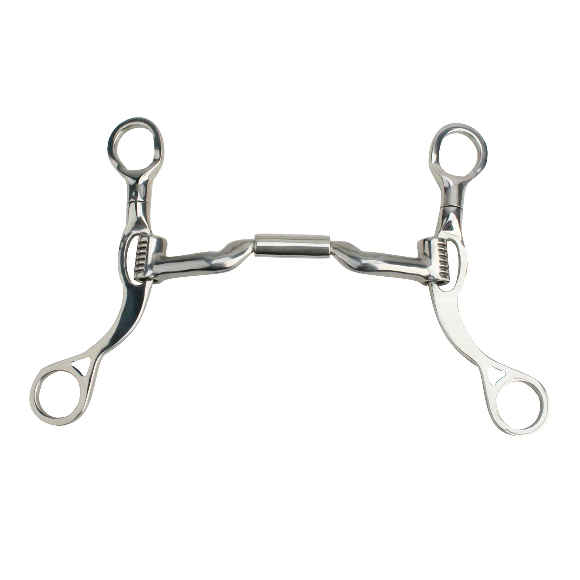 Myler MB 06 Short Shank Bit - Level 2 Low Port Comfort Snaffle Western Bit - 5" Mouthpiece