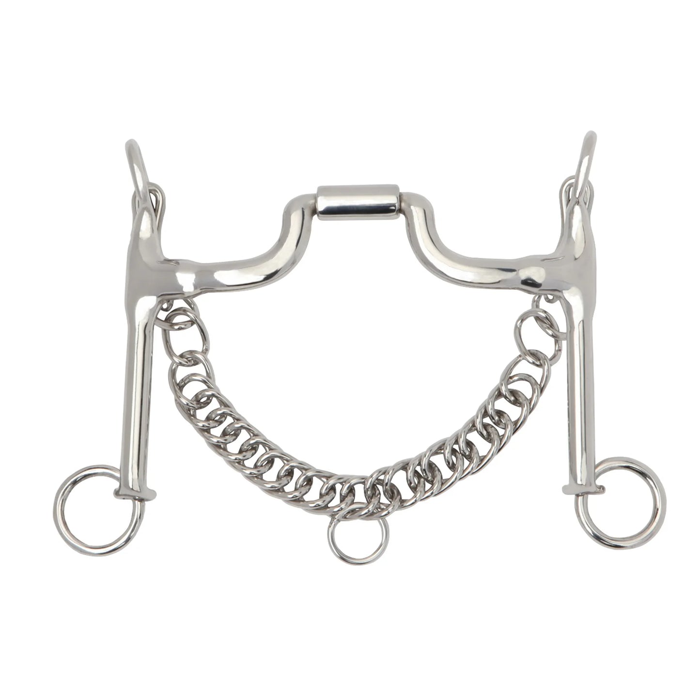 Myler Weymouth 43LP Low Port Curb Horse Bit for Dressage - 5" Mouth Size