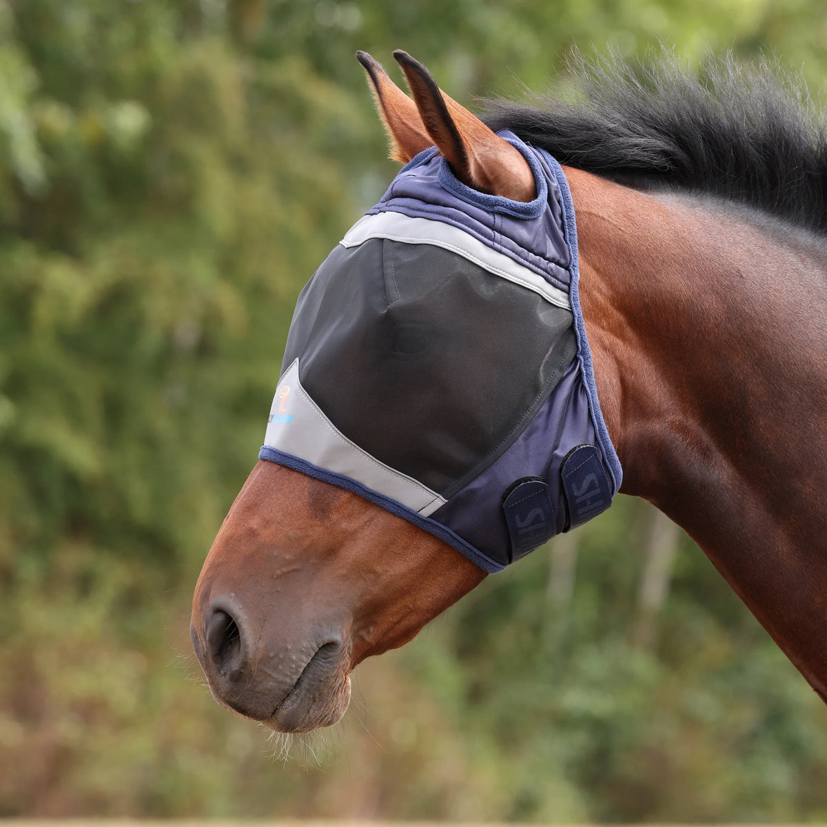 Shires FlyGuard Pro Fine Mesh Fly Mask with UV Protection