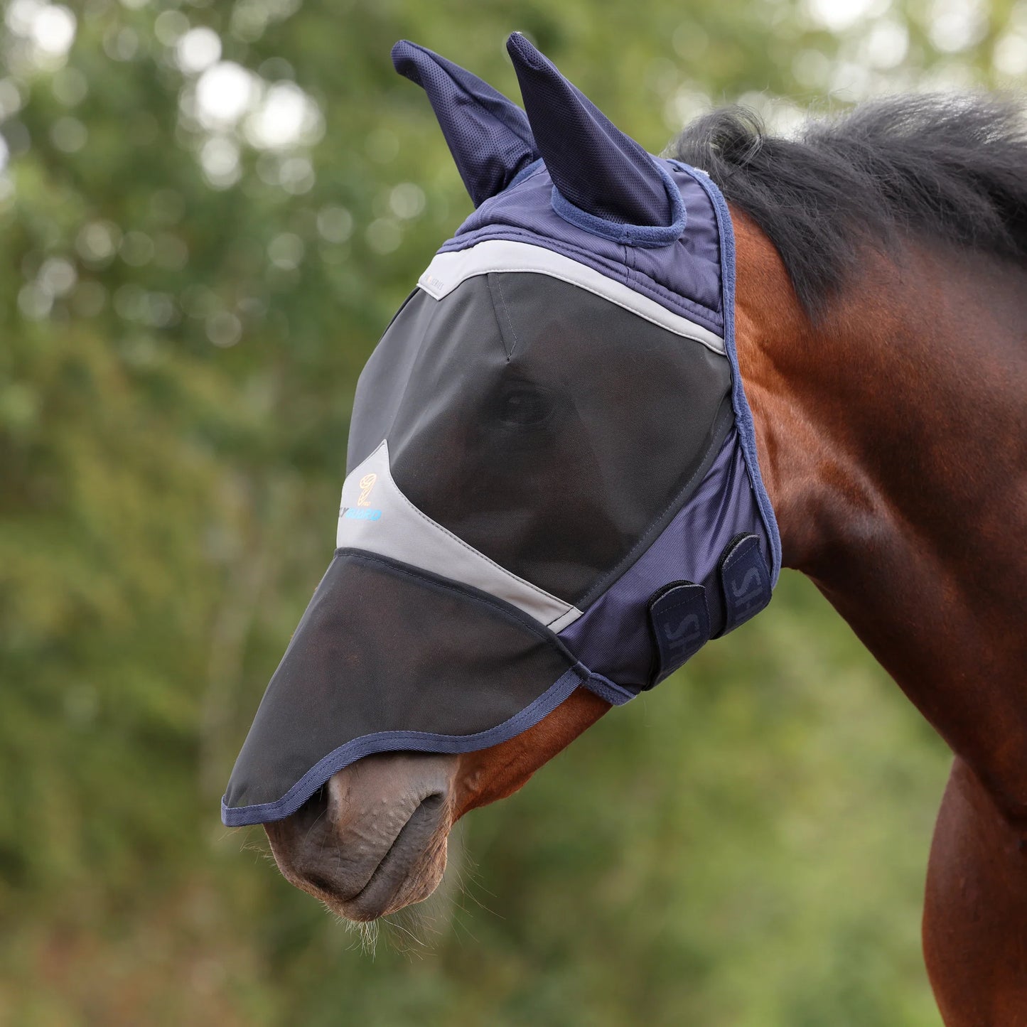 Shires FlyGuard Pro Fine Mesh Fly Mask with UV Protection