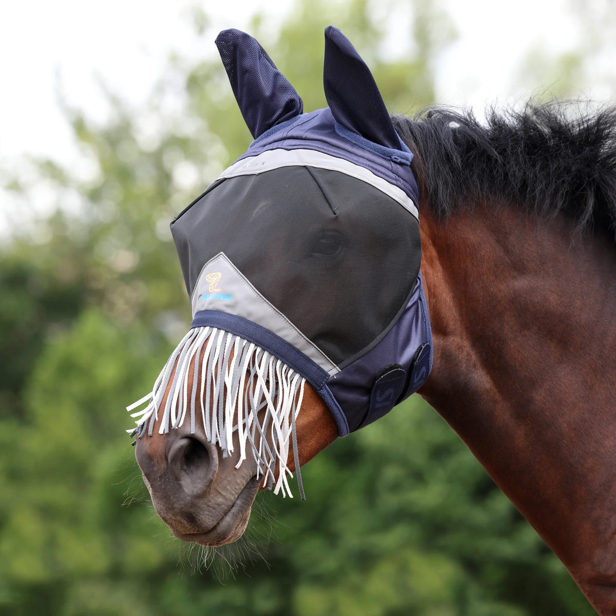 Shires FlyGuard Pro Fine Mesh Fly Mask with UV Protection