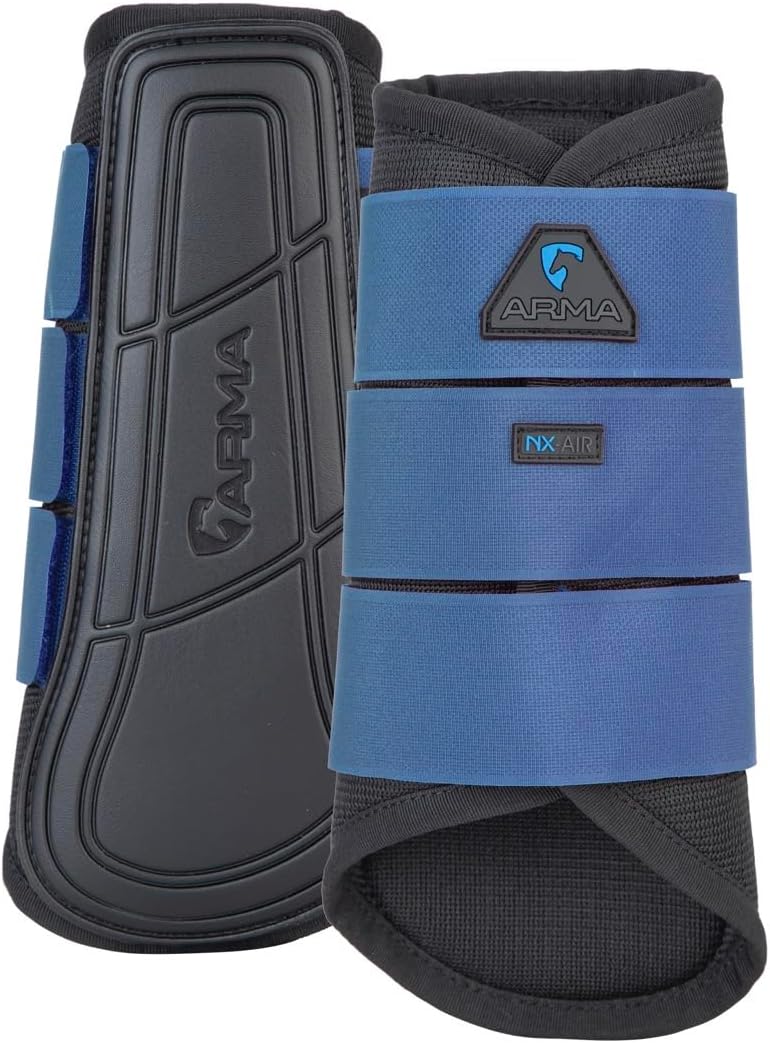 Shires ARMA Air Motion Brushing Boots - Breathable 3D Mesh Shock Absorbent Horse Leg Protection