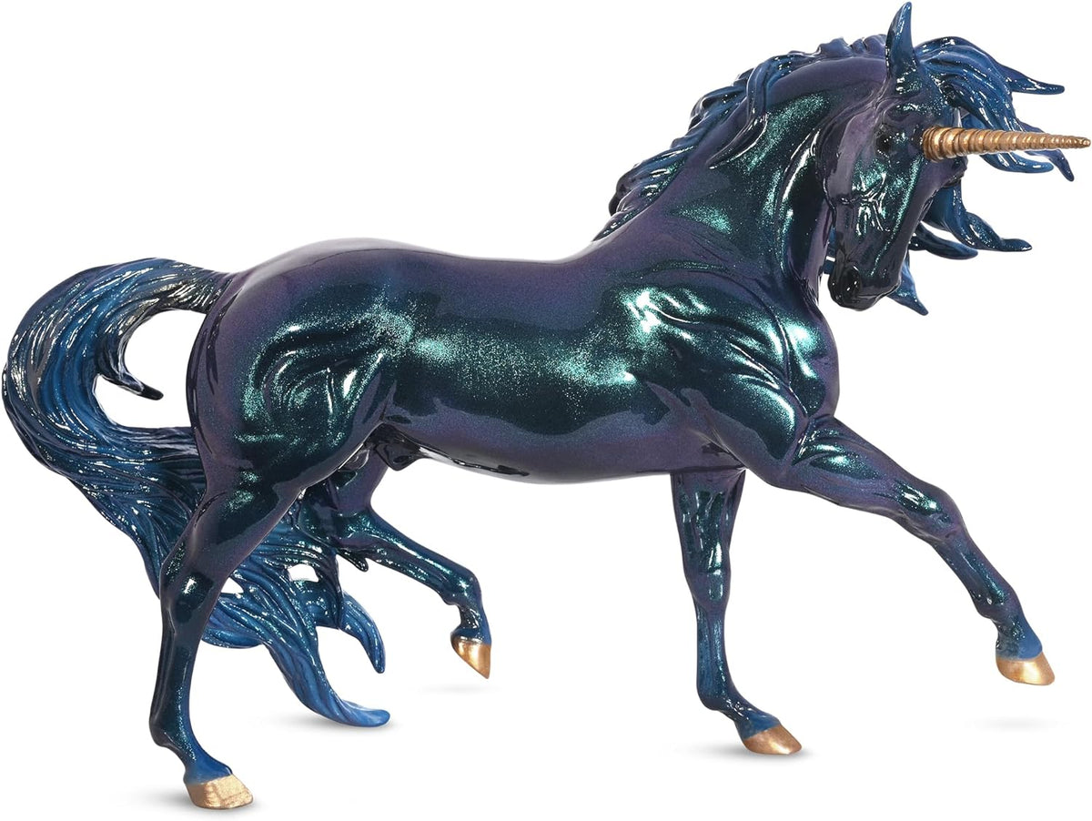 Breyer Horses Traditional Series Neptune Unicorn Stallion | Unicorn Toy Model | 13" x 9" | 1:9 Scale | Model #B-TR-10013